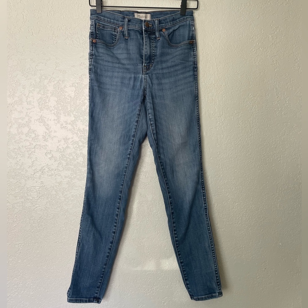 Madewell 10” high rise skinny jeans